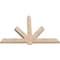 Ekena Millwork Kennewick Smooth Timber Gable Bracket, Douglas Fir, 72"W x 48"H x 3 1/2"D x 5 1/2"F, 16/12 Pitch GBW072X48X0406KEN00SDF - alternate 5